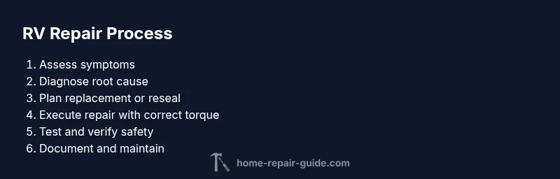 Process flow for RV repair steps